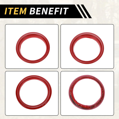 AC Vent Dashboard Decoration Rings for Jeep Wrangler JL JLU (2018-2020) - 4 Pcs