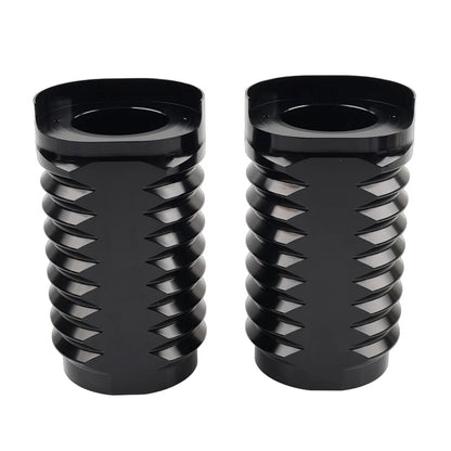 CNC Upper Fork Boot Slider Cover Black for Harley Street Glide FLHX FLHXS (14-23)