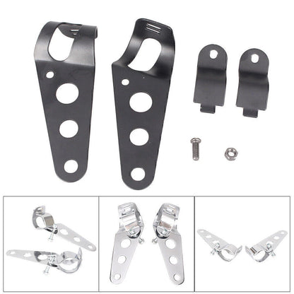 28-36mm Headlight Mount Bracket for Harley Chopper Cafe Racer