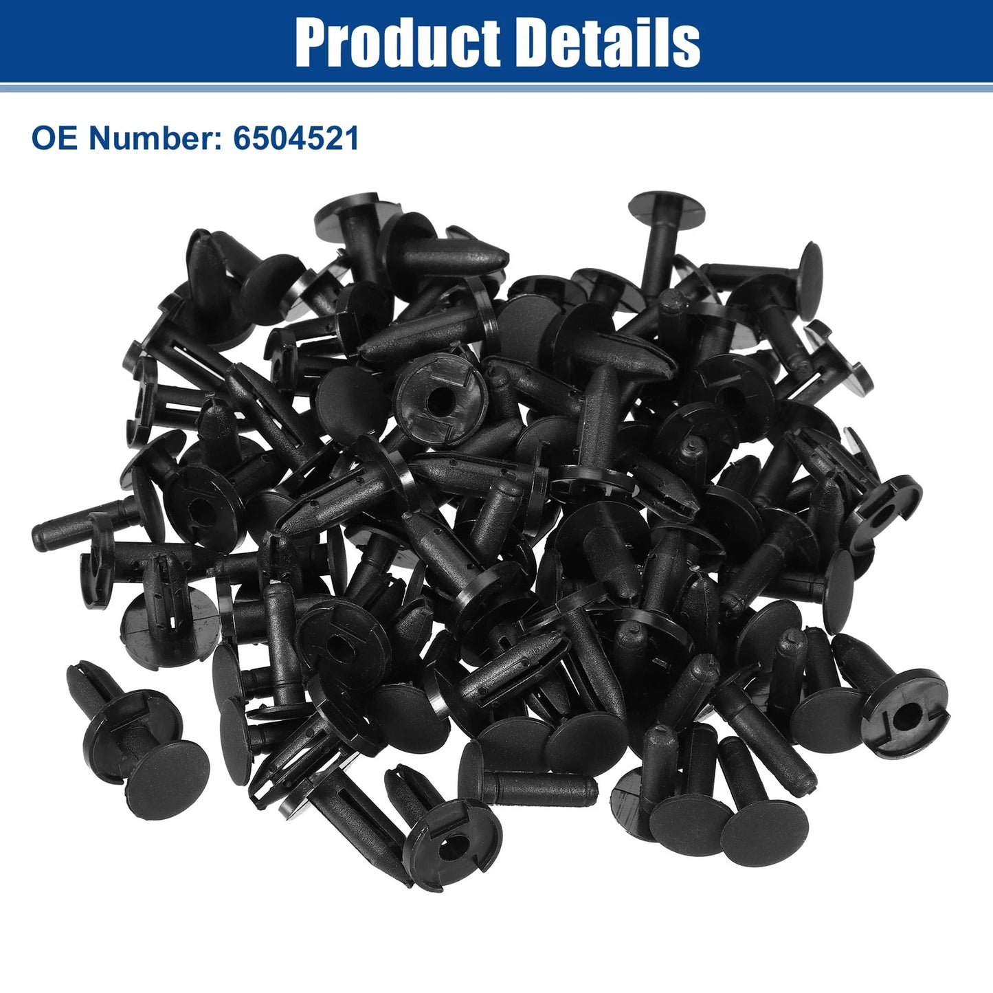 50pcs Bumper Cover Push Type Retainer Clips for Chrysler 200 (2011-2014)