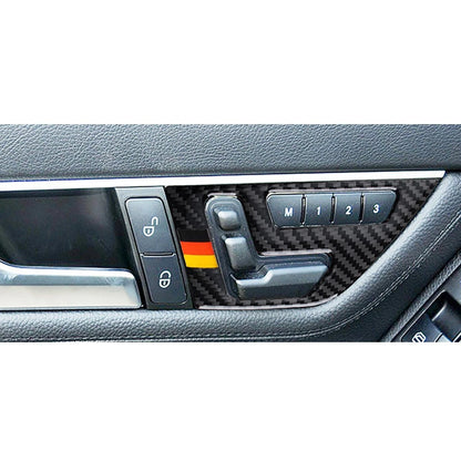 2 x Door Panel Cover Sticker for Mercedes Benz C Class (2007-2014)