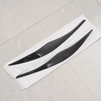 Carbon Style Headlight Eyelid Covers for 2005-2012 BMW E90 325i 328i