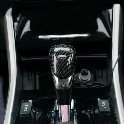 Carbon Fiber Gear Shift Knob Cover Trim for Honda Accord (2013–2017)