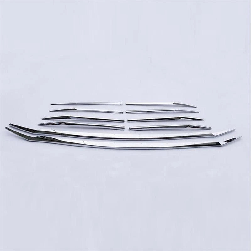 Chrome Front Lower Grille Stripe Cover Trim for Toyota Sienna (2018-2020) 10 x pcs