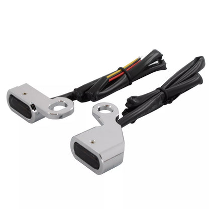 2 x Front Turn Signal Lights for Harley Softail (2000-2014)