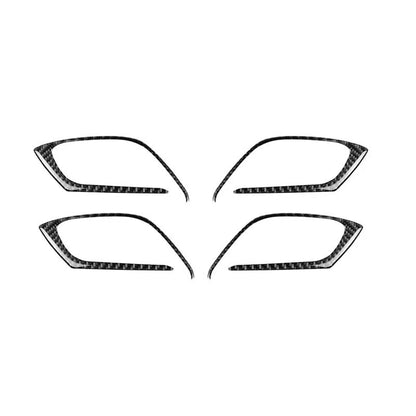 Carbon Fiber Inner Door Handle Sround Cover Trim Fit For Mazda CX-5 2017-2018