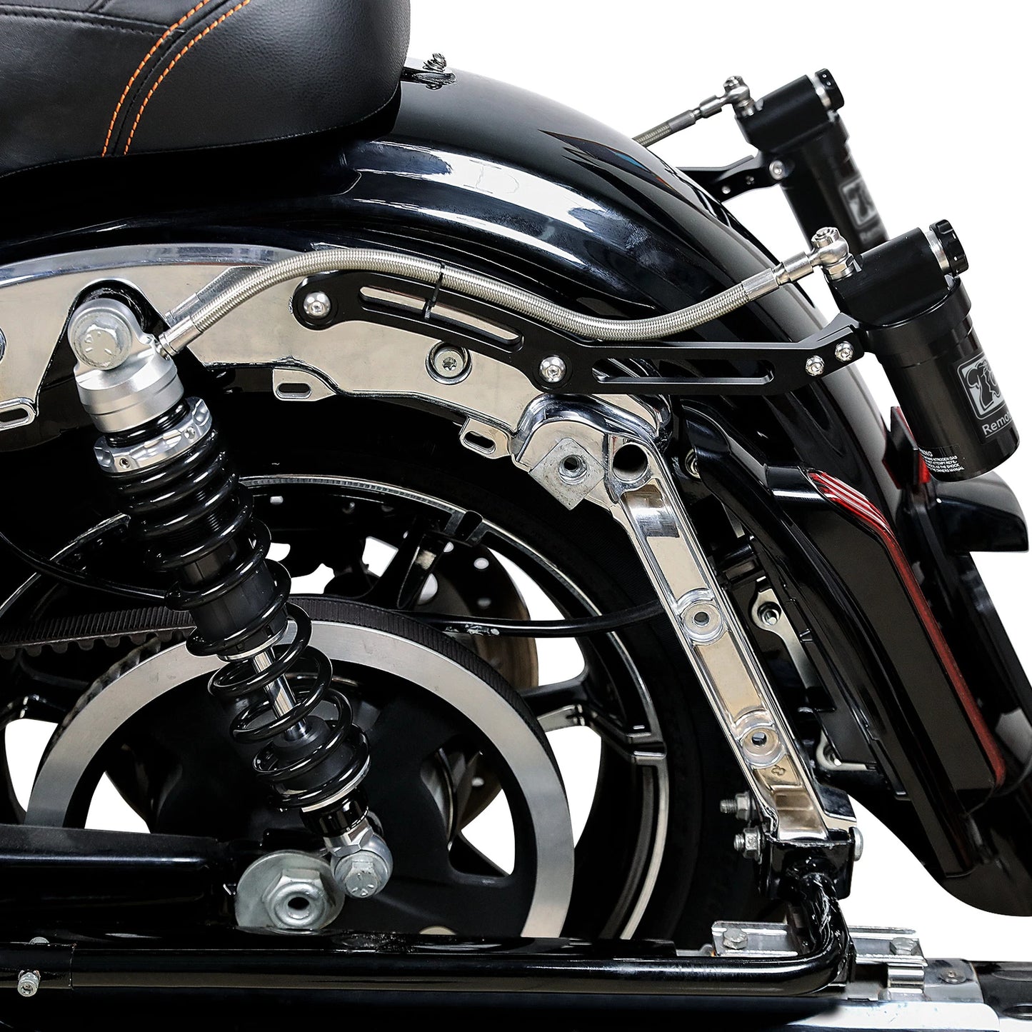 Remote Reservoir Rear Suspension Shocks for Harley Street Glide (2014-2024)