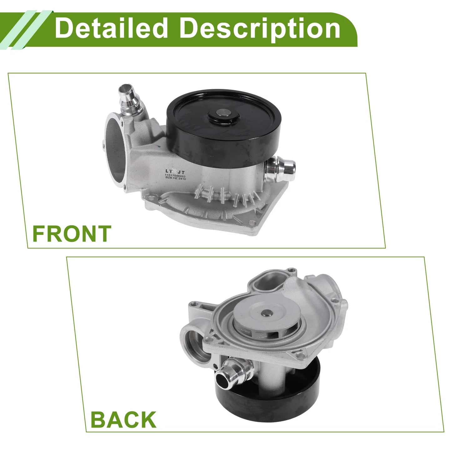 Water Pump for BMW 550i F10 (2011-2016)