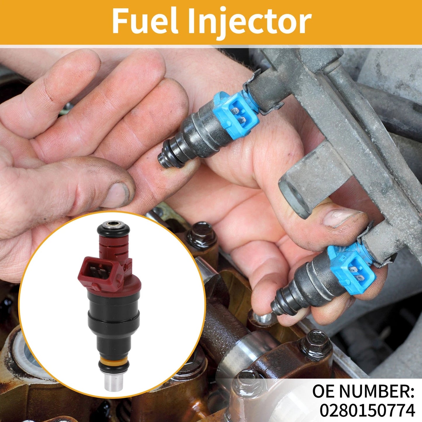 1 Pc Fuel Injector for Dodge Caravan Engine Fuel Nozzle (1992-2000)