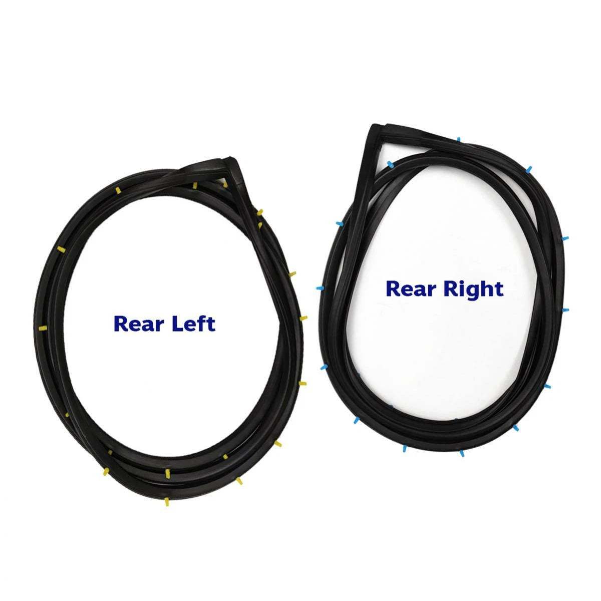 Weatherstrip Door Rubber Rear RL+RR Fits Datsun Nissan Cedric 240C 260C 4D Sedan