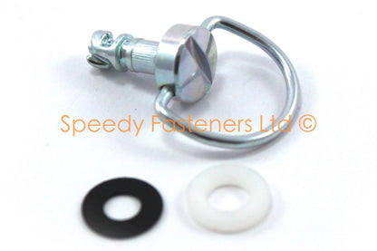 DZUS 17mm D-Ring Bolts, Studs, Clips for Carenatura
