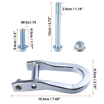 Tow Hook Kit Front Recovery for Chevy Silverado 1500 / GMC Sierra 1500
