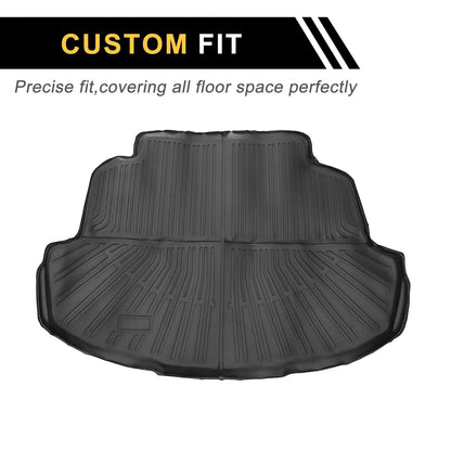 Cargo Liner Rear Trunk Mat for Toyota Corolla (2014-2019) Stripe Pattern TPE