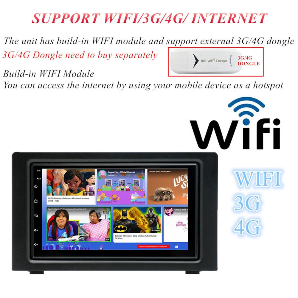 7" Android 12.0 Head Unit GPS Nav Wifi for 2007-2011 SAAB 9-3 (2007-2011)