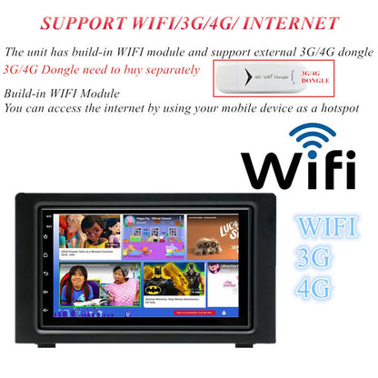7" Android 12.0 Head Unit GPS Nav Wifi for 2007-2011 SAAB 9-3 (2007-2011)