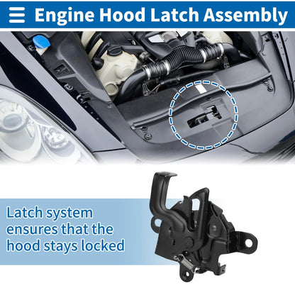 Bonnet Latch Assembly for Toyota Yaris (2007-2011) - 1 x Quality Replacement