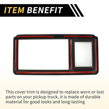 Carbon Fiber Dashboard Meter Frame Cover for Ford Maverick (2022-2024)
