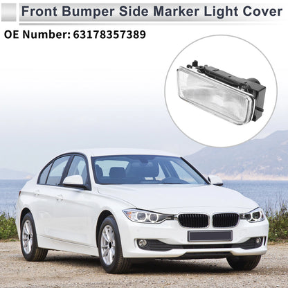 Left Front Bumper Side Marker Light Cover for BMW 3 (2012-2019)