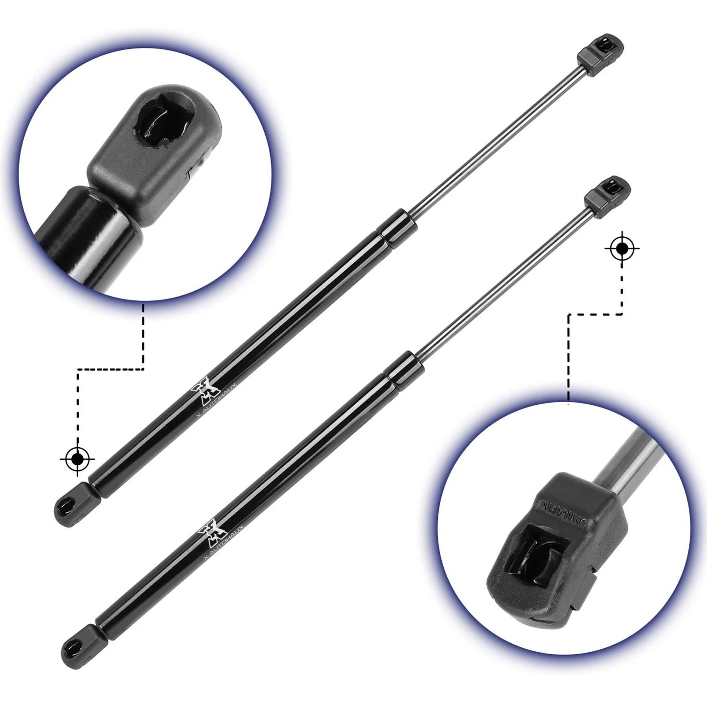 2 x Front Hood Lift Supports Struts Gas Springs for Ford F-250 (1999-2007)