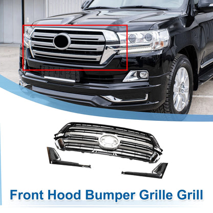 Front Upper Hood Bumper Grille for Toyota Land Cruiser (2008-2021)