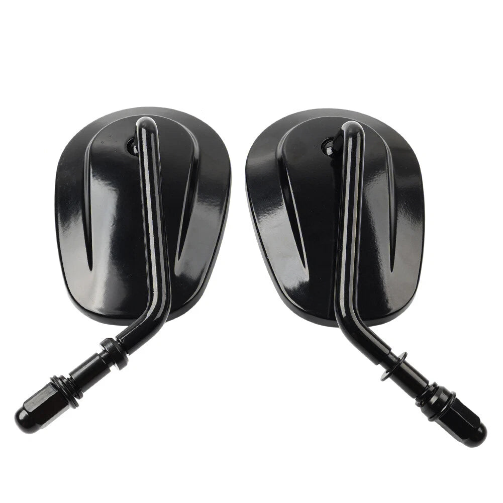 Black Rear View Side Mirrors for Harley-Davidson Sportster XL 1200 883 (2004-2023)