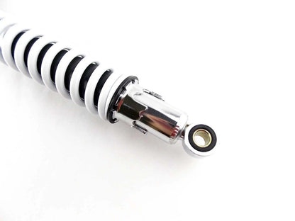 400mm White/Chrome Rear Shock Absorbers for Suzuki RM250