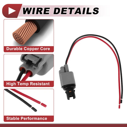 2 x Side Marker Light Socket Wiring for Ford Fiesta (2011-2013)