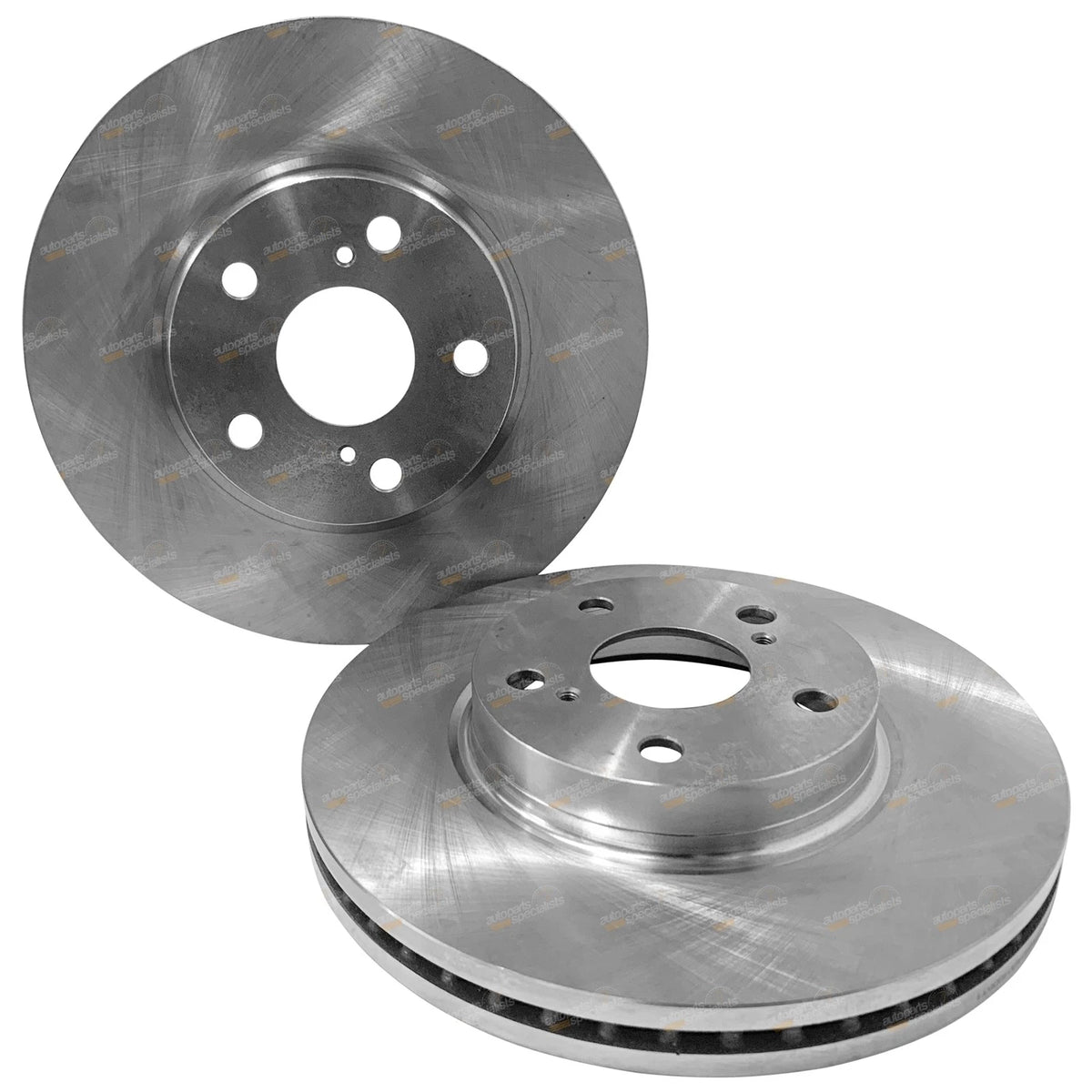 2 x Front Disc Brake Rotors for Toyota Hilux (2015–2019)