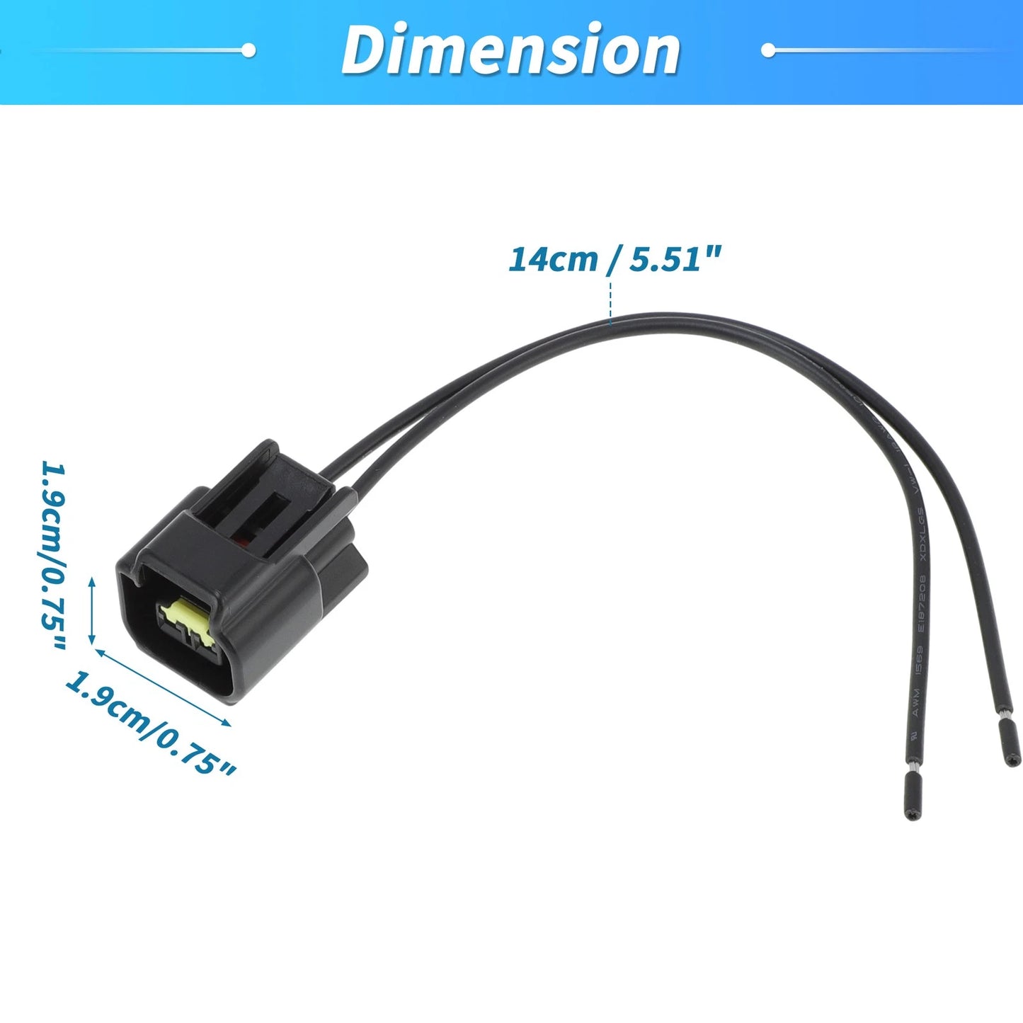 Camshaft Position Sensor Connector Pigtail Wiring Harness for Ford