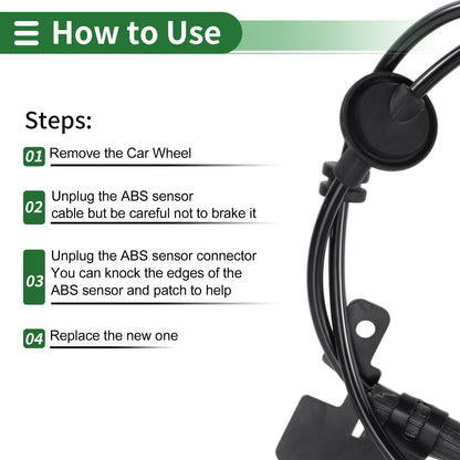 ABS Wheel Speed Sensor for Infiniti I30 Front Right