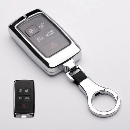 Zinc Alloy Car Key Fob Case Cover for Jaguar Land Rover Range Rover Evoque (2011–2024)