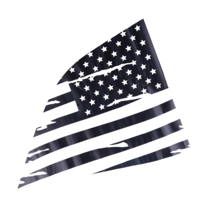 USA Flag Rear Window Sticker Trim Decal for Dodge Challenger (2008-2021)
