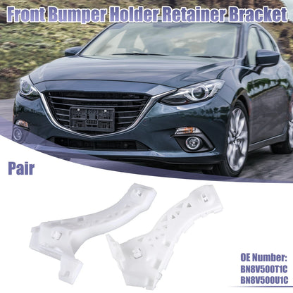 Front Left Right Bumper Mounting Support Brackets for Mazda 3 (2004-2006)