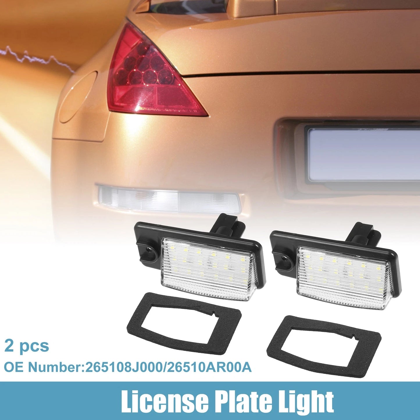 LED License Plate Lights for Nissan Pathfinder (2005-2012)