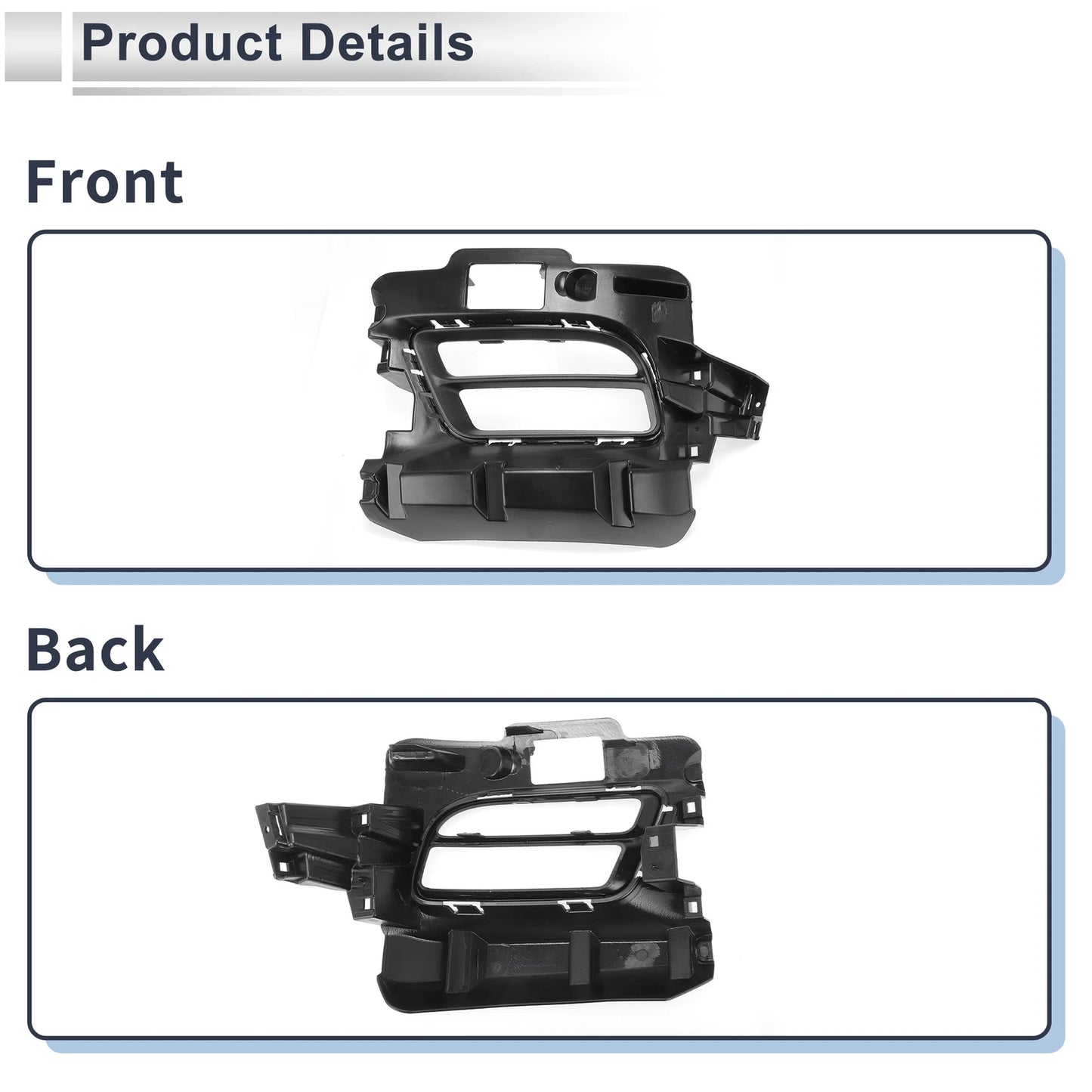 1 Pc Front Left Fog Light Grill for Dodge Durango (2018-2020)