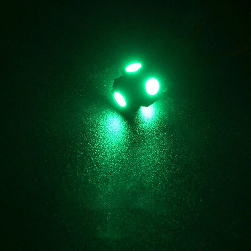 20 x T10 Green LED 5050 5SMD Wedge Light Bulbs for Car (W5W 194 168 2825)