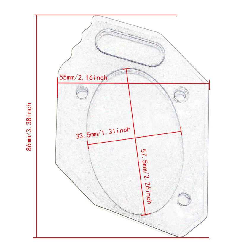 Enlarge Side Stand Plate Kickstand Extension for Kawasaki ZX1000 Ninja (2011-2023)