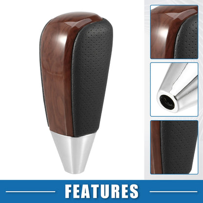 Gear Shift Knob Red Wood Pattern for Toyota Land Cruiser
