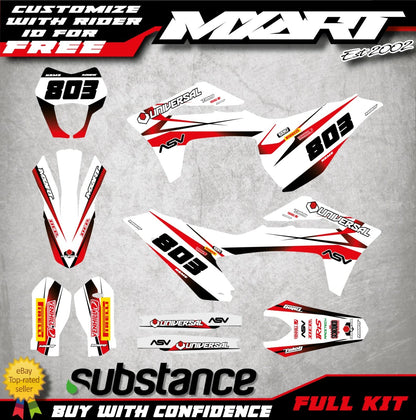 Custom Graphics Kit for GasGas EC 250 (2021)