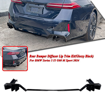 Rear Bumper Diffuser Lip for BMW 5 Series I5 G60 M Sport (2024)