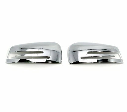 Chrome Side Door Mirror Covers for Mercedes Benz GLK-Class (2008-2012)