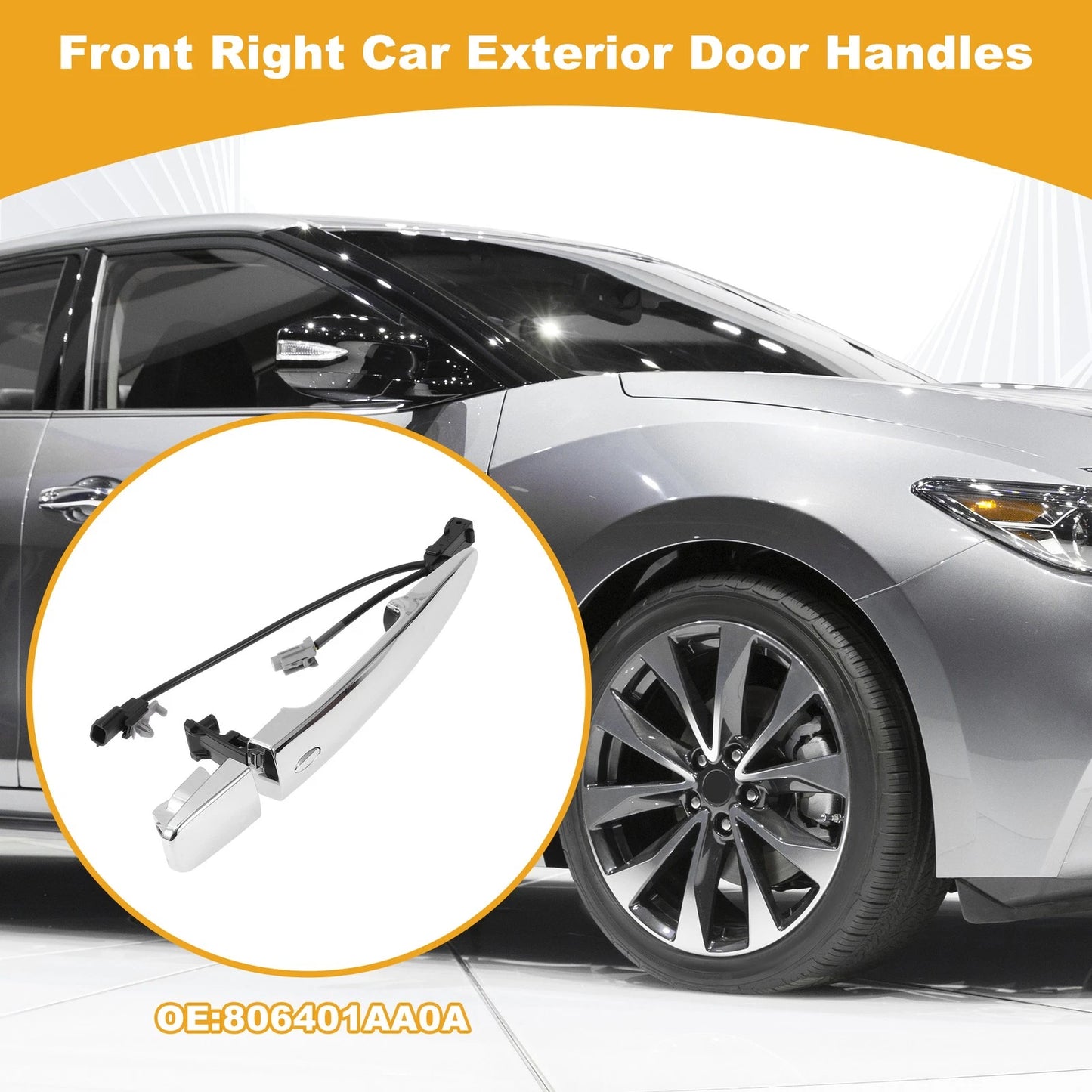 Front Right Exterior Door Handle for Nissan Murano/Maxima (2003-2008)