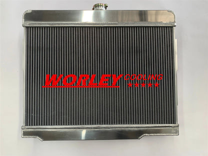 44mm Aluminum Radiator for Jeep CJ7 3.8L 4.2L 5.0L (1976-1986)