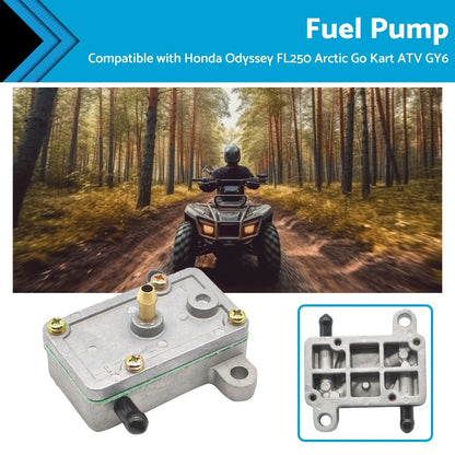 Vacuum Fuel Pump for Honda Odyssey, FL250, Arctic ATV, GY6 Buggy, Bike
