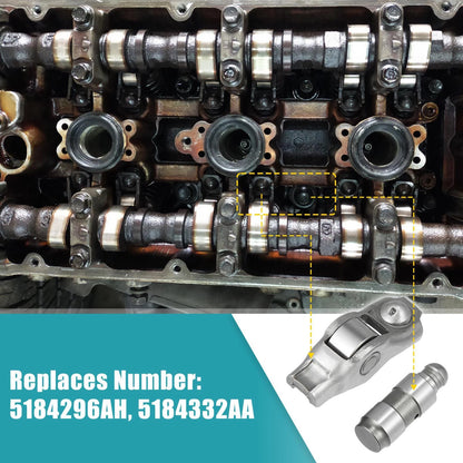Rocker Arm and Valve Lifter Kit 12 Pcs for Chrysler Dodge Charger