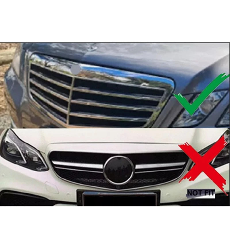 REAL Carbon Fiber Front Bumper Grille for Benz W212 E350 E550 E63 AMG 2010-2013