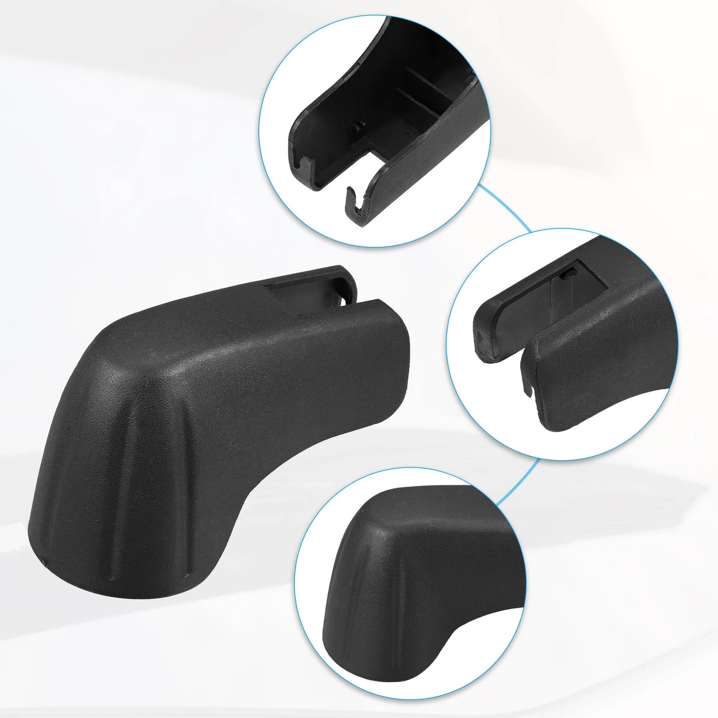 Rear Windshield Wiper Arm Nut Cover for Honda Pilot (2016-2023) - Black