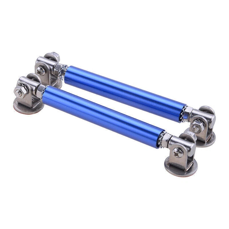 4"-6" Adjustable Blue Front Bumper Lip Splitter Rod for Car A