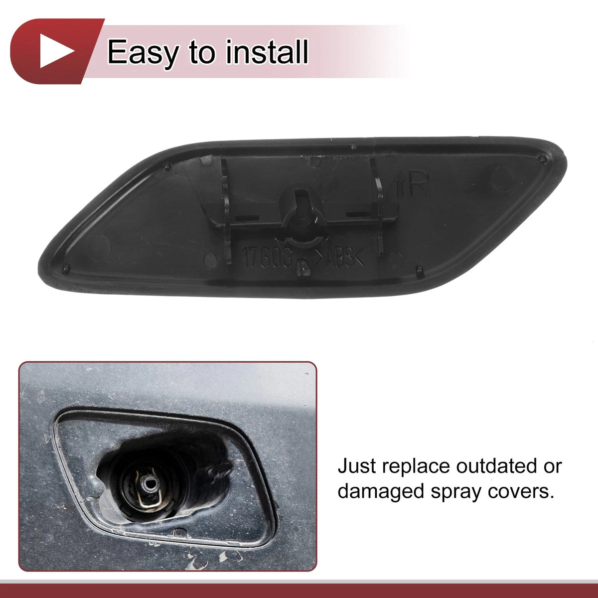 Washer Nozzle Cover Cap for Honda CR-V MK3 Facelift (2009-2011)