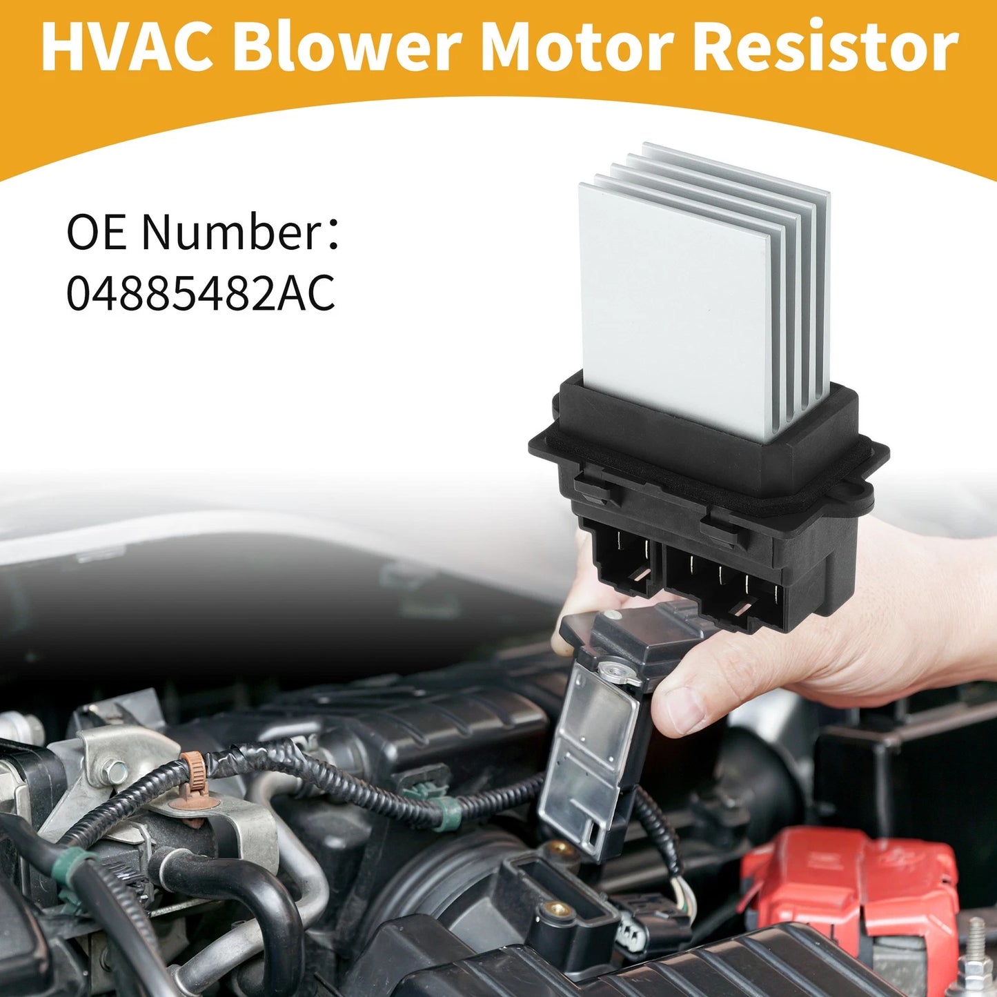 Blower Motor Resistor for Jeep Wrangler JK (2012-2018)